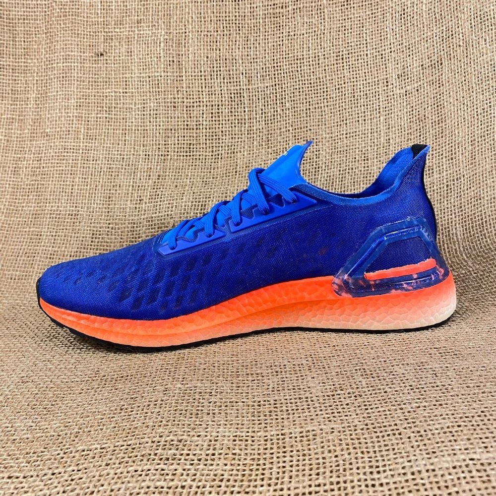🛑SOLD🛑adidas sneakers ultra boot blue orange white distressed stripes sz 11.5M - Picture 5 of 9